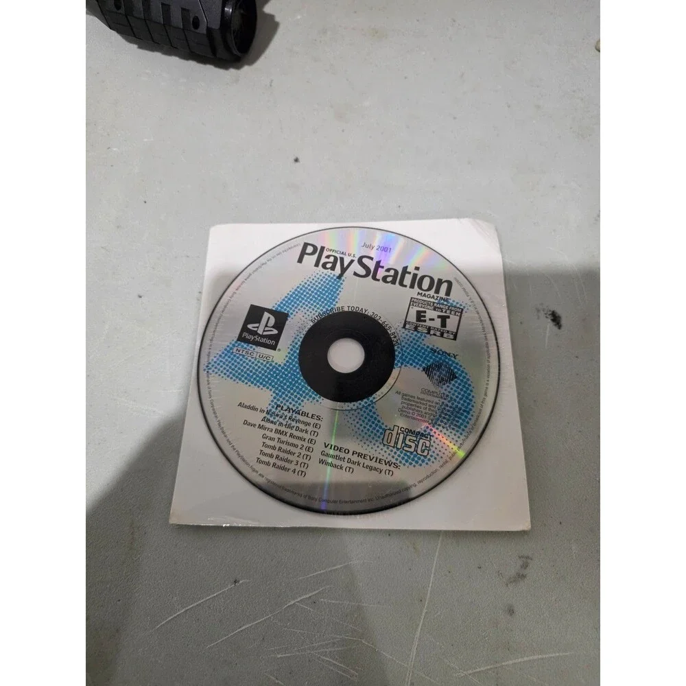 Official U.S. PlayStation Magazine July 2001 Demo Disc Unopened PS1 OPM